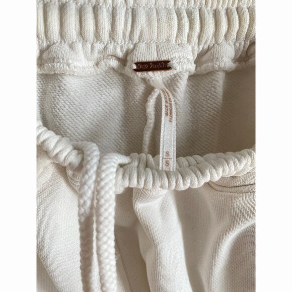 Free People "The Jogger" pants, ivory white, small - Picture 5 of 5